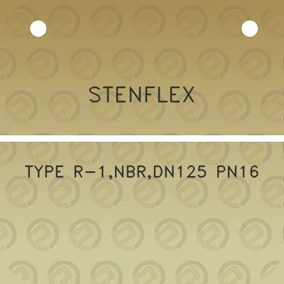 stenflex-type-r-1nbrdn125-pn16