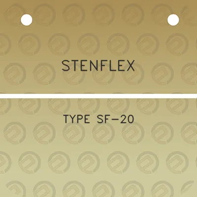 stenflex-type-sf-20