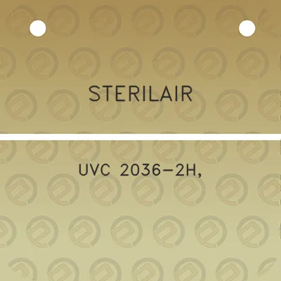 sterilair-uvc-2036-2h