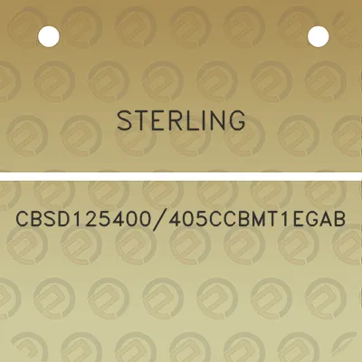 sterling-cbsd125400405ccbmt1egab