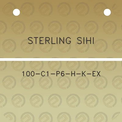 sterling-sihi-100-c1-p6-h-k-ex