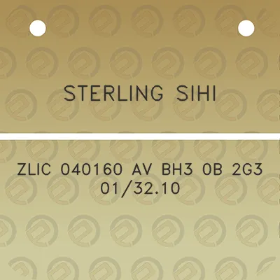 sterling-sihi-zlic-040160-av-bh3-0b-2g3-013210