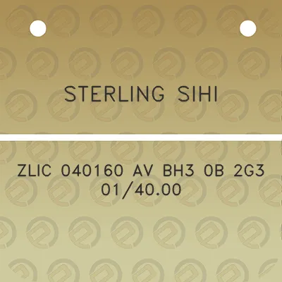 sterling-sihi-zlic-040160-av-bh3-0b-2g3-014000