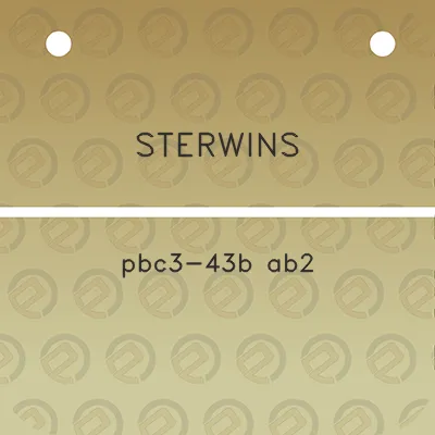 sterwins-pbc3-43b-ab2