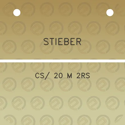 stieber-cs-20-m-2rs