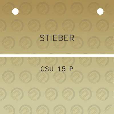 stieber-csu-15-p