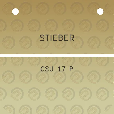 stieber-csu-17-p