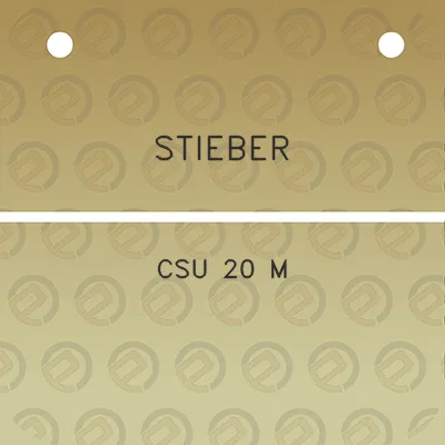 stieber-csu-20-m