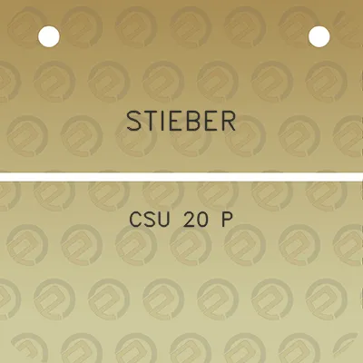 stieber-csu-20-p