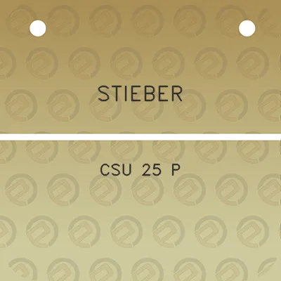 stieber-csu-25-p