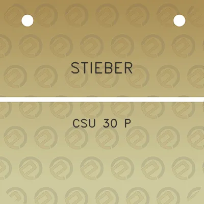 stieber-csu-30-p