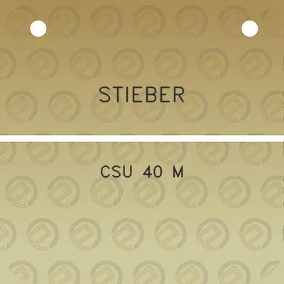 stieber-csu-40-m