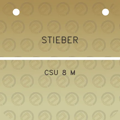 stieber-csu-8-m