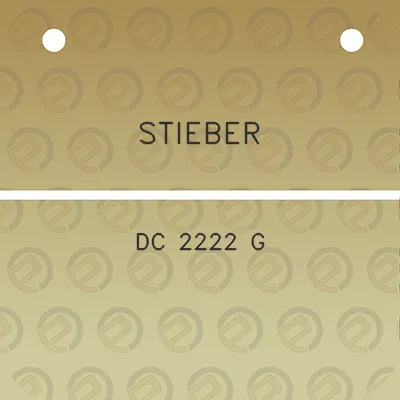 stieber-dc-2222-g