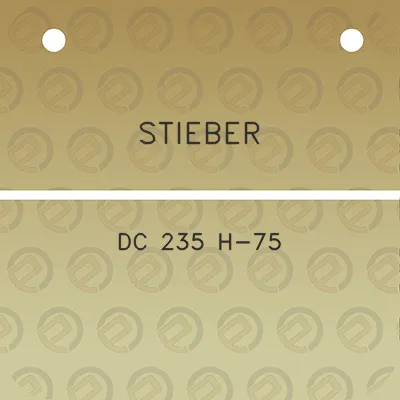 stieber-dc-235-h-75