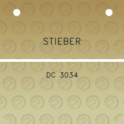 stieber-dc-3034