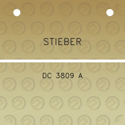 stieber-dc-3809-a