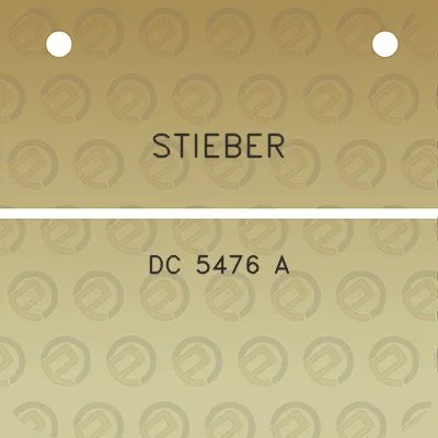 stieber-dc-5476-a