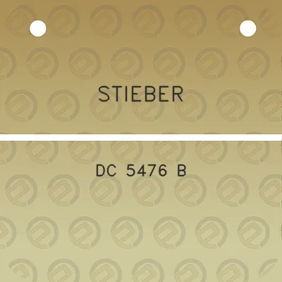 stieber-dc-5476-b