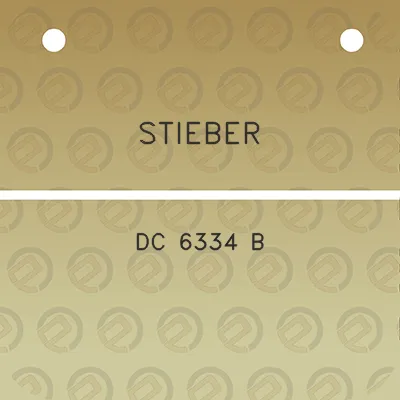 stieber-dc-6334-b