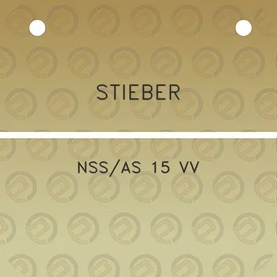 stieber-nssas-15-vv