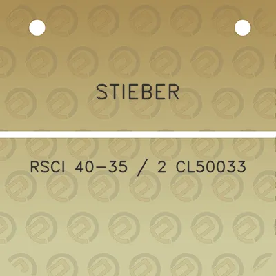 stieber-rsci-40-35-2-cl50033