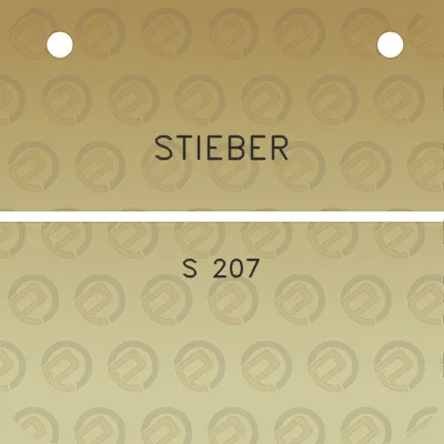 stieber-s-207