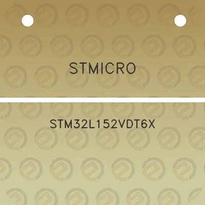 stmicro-stm32l152vdt6x