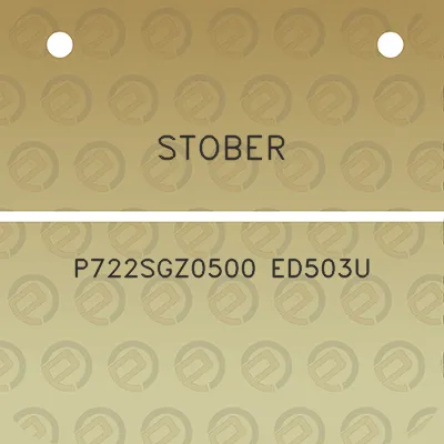 stober-p722sgz0500-ed503u