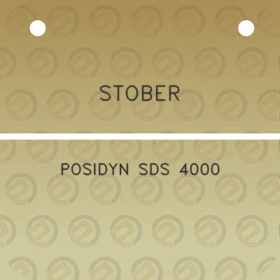 stober-posidyn-sds-4000