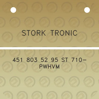 stork-tronic-451-803-52-95-st-710-pwhvm