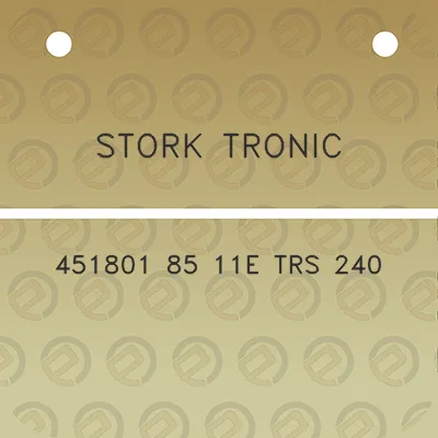 stork-tronic-451801-85-11e-trs-240