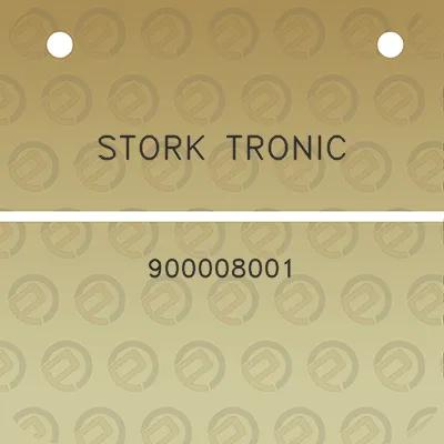 stork-tronic-900008001