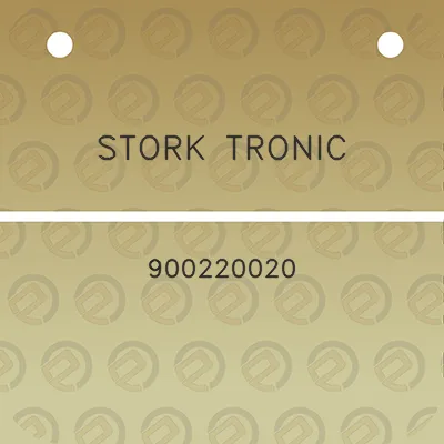 stork-tronic-900220020