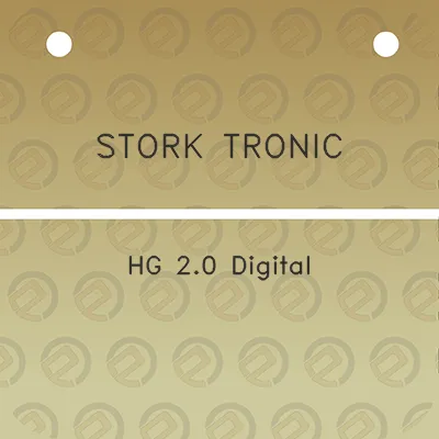 stork-tronic-hg-20-digital