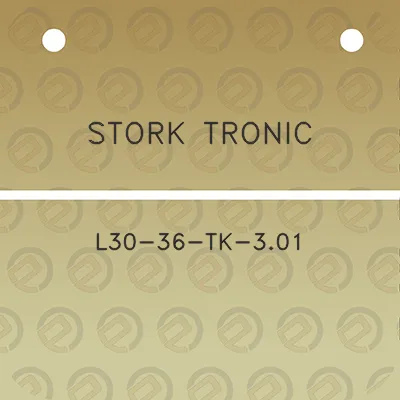 stork-tronic-l30-36-tk-301