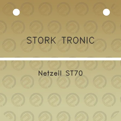 stork-tronic-netzeil-st70