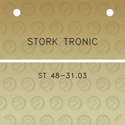 stork-tronic-st-48-3103