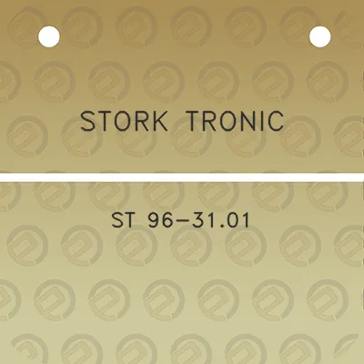 stork-tronic-st-96-3101