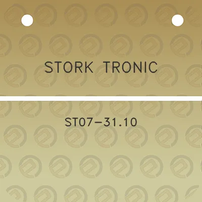 stork-tronic-st07-3110