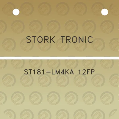 stork-tronic-st181-lm4ka-12fp