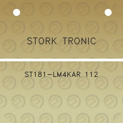 stork-tronic-st181-lm4kar-112