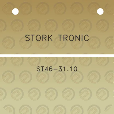 stork-tronic-st46-3110