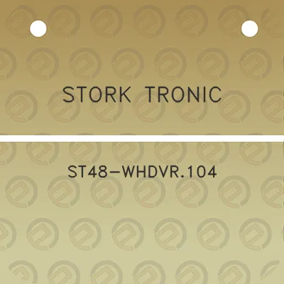 stork-tronic-st48-whdvr104