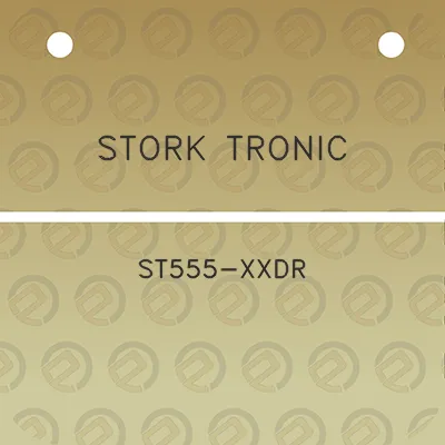 stork-tronic-st555-xxdr