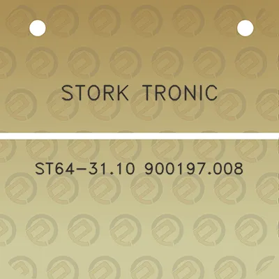 stork-tronic-st64-3110-900197008