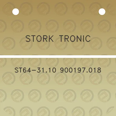 stork-tronic-st64-3110-900197018