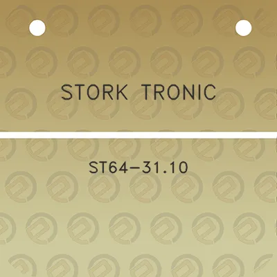 stork-tronic-st64-3110