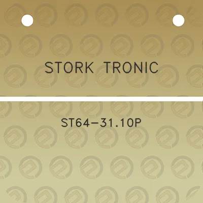 stork-tronic-st64-3110p