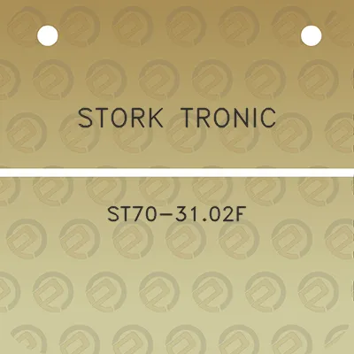 stork-tronic-st70-3102f